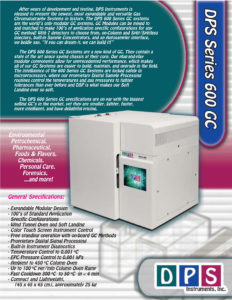 DPS Series 600 Custom GC System for GC Analysis